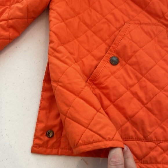 Polo Ralph Lauren Boys Orange Quilted Lightweight Jacket Size Medium 10-12 - Picture 5 of 6